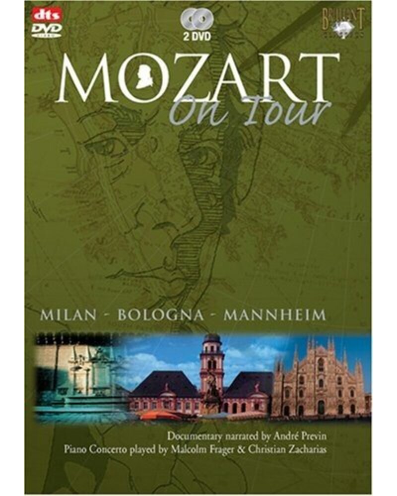 BRILLIANT CLASSICS DVD: MOZART ON TOUR, PART 2 - MILAN - BOLOGNA - MANNHEIM 2DVD