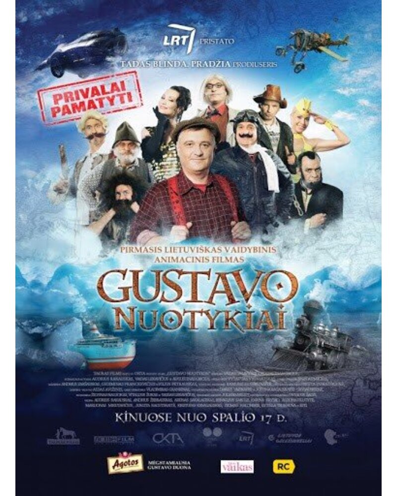 FILMAS: GUSTAVO NUOTYKIAI DVD