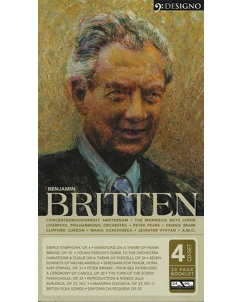 BRITTEN BENJAMIN:  4CD