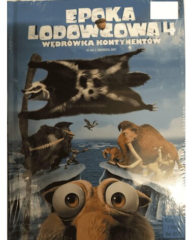 FILMAS: ICE AGE 4 /  ENG / PL DVD/Book
