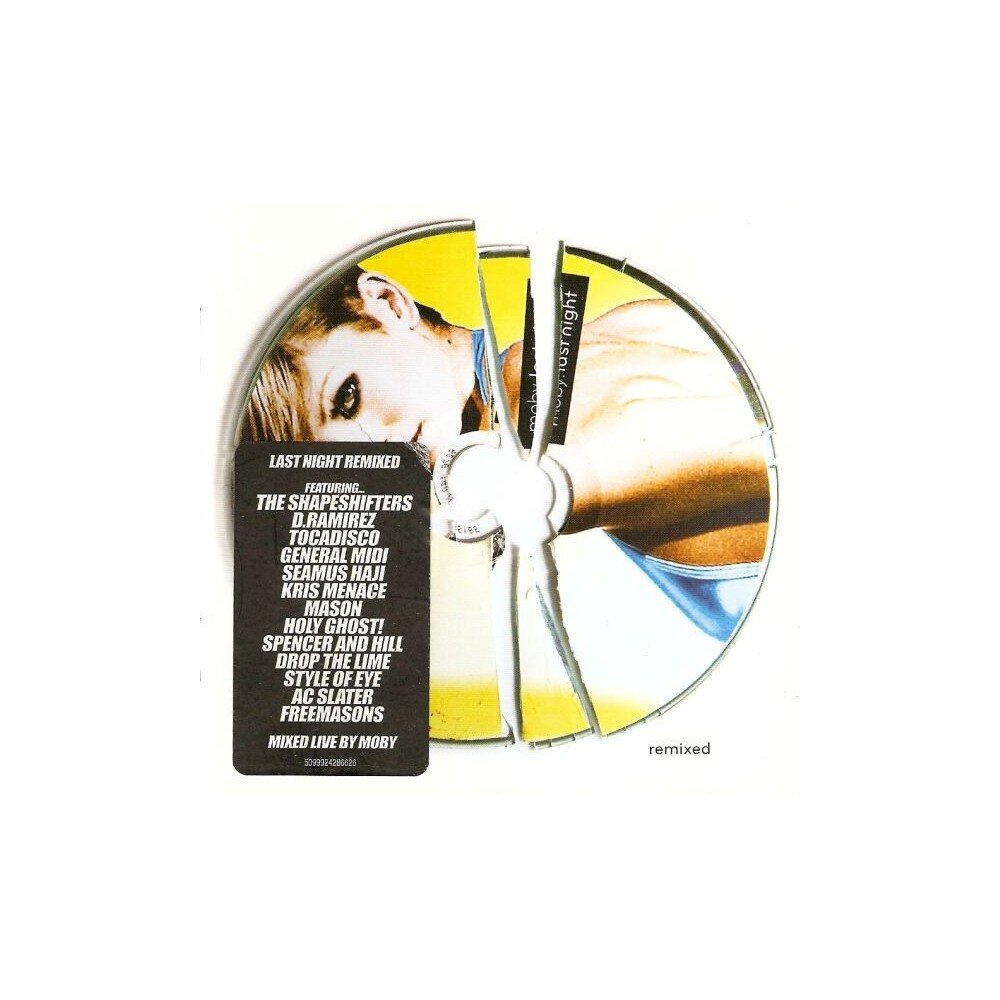 MOBY: LAST NIGHT REMIXED CD