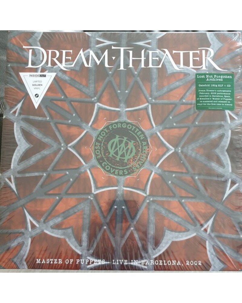 DREAM THEATER: MASTER OF PUPPETS - LIVE IN BARCELONA, 2002 -GOLDEN- 2LP/CD LOST NOT FORGOTTEN ARCHIVES