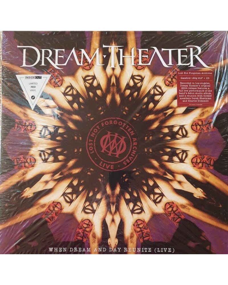 DREAM THEATER: WHEN DREAM AND DAY REUNITE (LIVE) -RED-  2LP/CD LOST NOT FORGOTTEN ARCHIVES