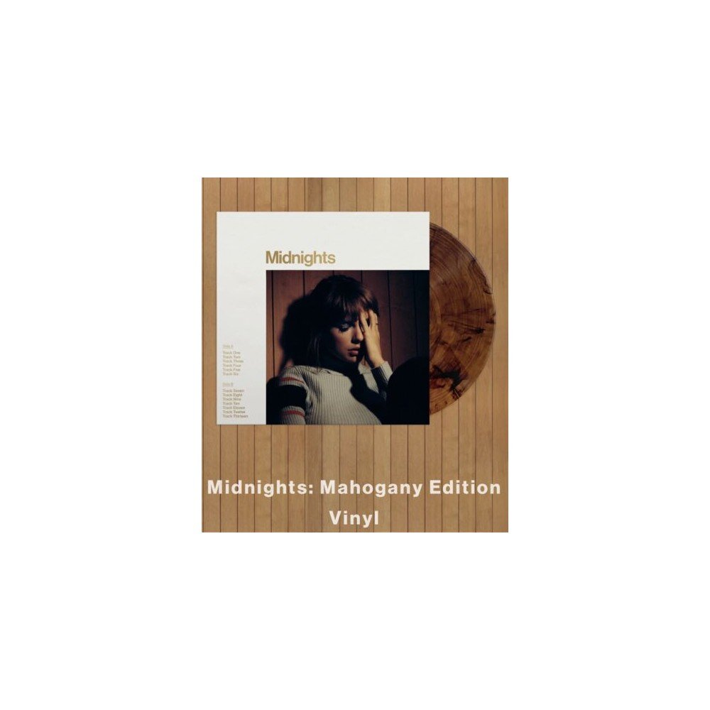 SWIFT TAYLOR: MIDNIGHTS-MAHOGANY EDITION LP