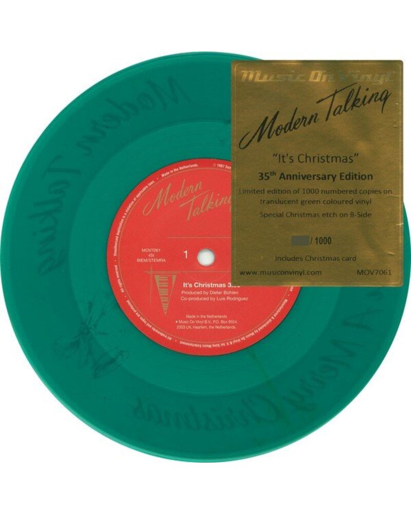 MODERN TALKING: IT'S CHRISTMAS-COLOURED 7in
