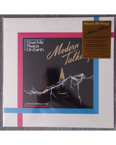 MODERN TALKING: GIVE ME PEACE ON EARTH-COLOURED 12in