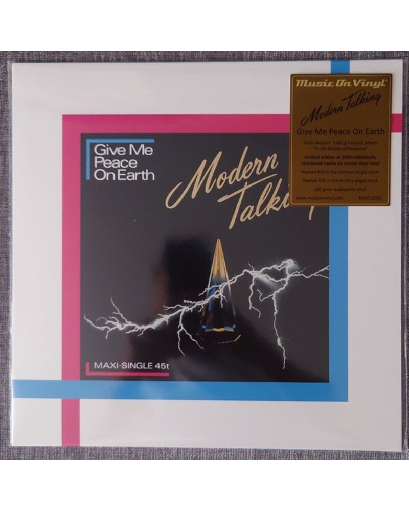 MODERN TALKING: GIVE ME PEACE ON EARTH-COLOURED 12in