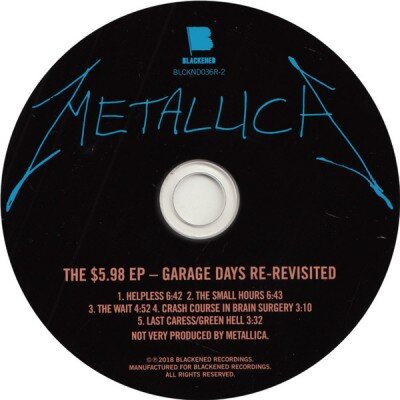 METALLICA: $5.98 EP - GARAGE DAYS RE-REVISITED-LONGBOX CD