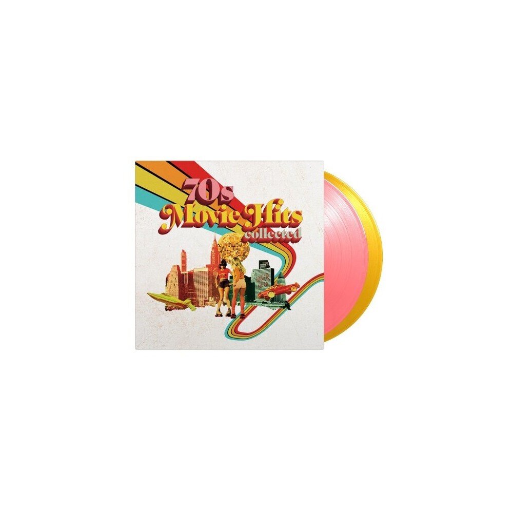 VARIOUS: 70'S MOVIE HITS COLLECTED-COLOURED 2LP
