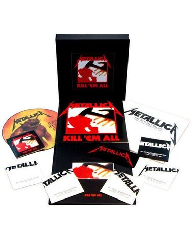 METALLICA: KILL 'EM ALL DLX BOX 4LP 5CD 1DVD+BOOK LP/CD