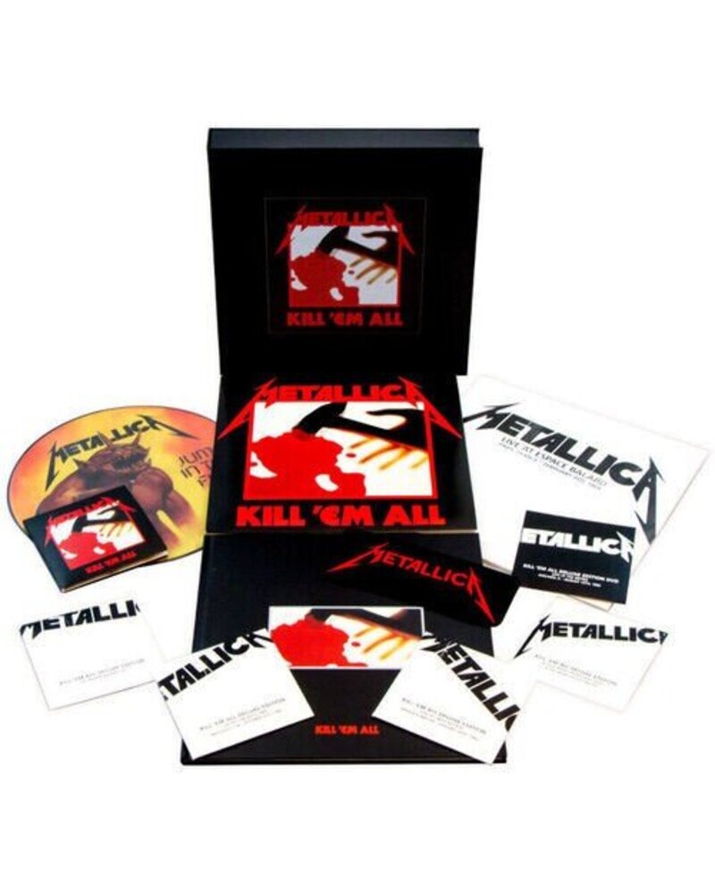 METALLICA: KILL 'EM ALL DLX BOX 4LP 5CD 1DVD+BOOK LP/CD