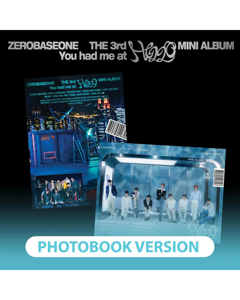 ZEROBASEONE: 3rd Mini Album - YOU HAD ME AT HELLO (Random Version) (K-POP)