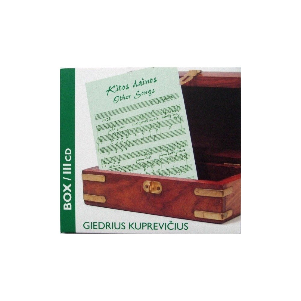 KUPREVIČIUS GIEDRIUS: BOX 3 CD. KITOS DAINOS CD dgp