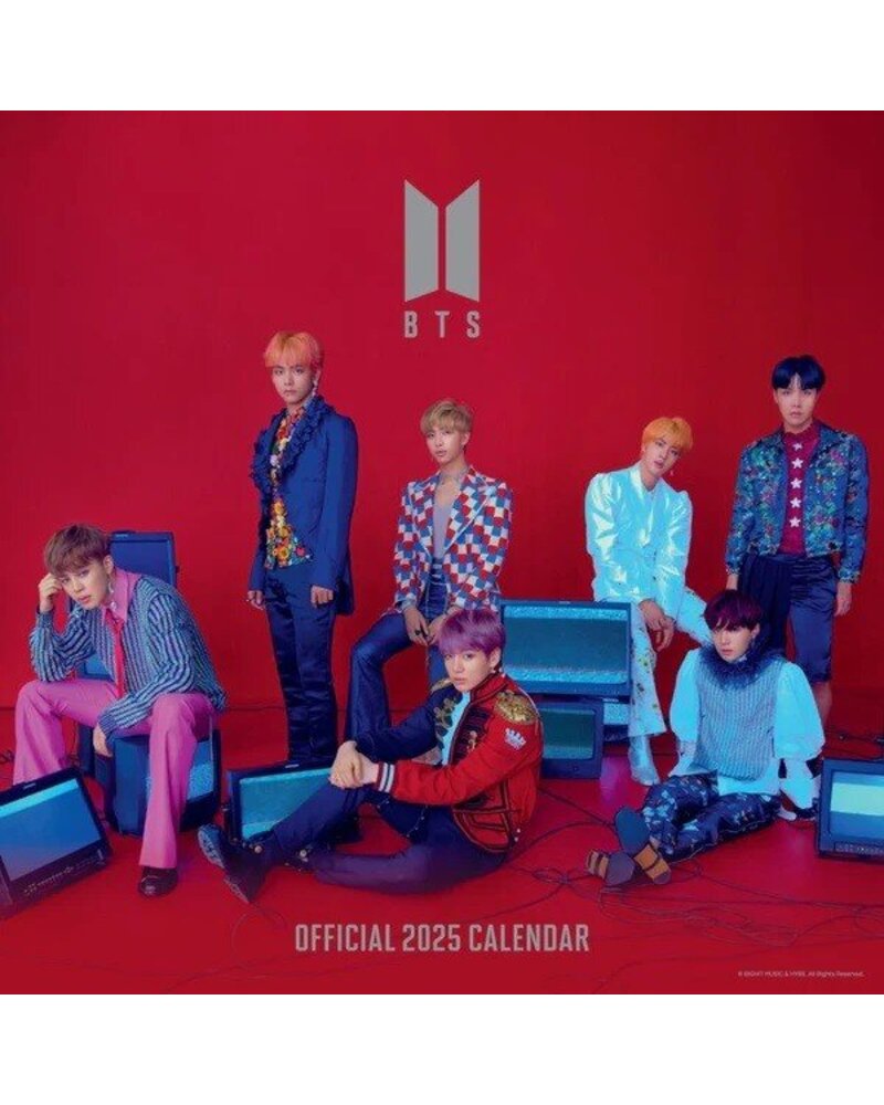 BTS: 2025 Official BTS Square Calendar (K-POP)