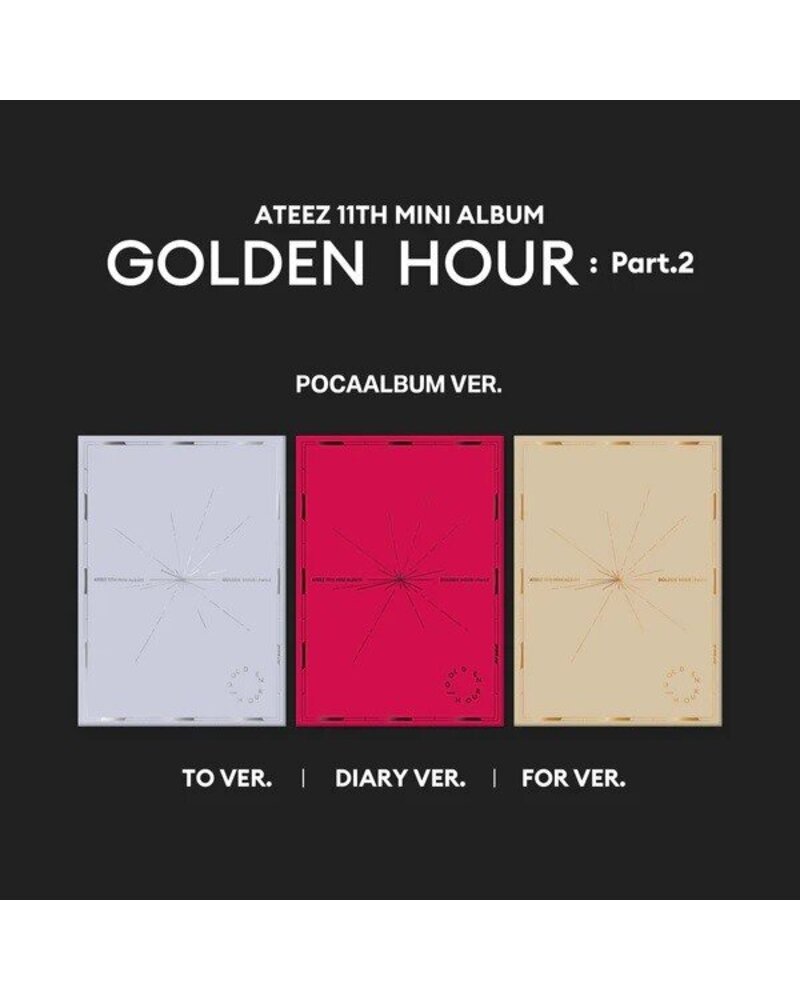 Ateez: Golden Hour : Part 2 (Pocaalbum Ver.) (K-POP)