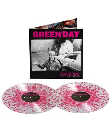 Green Day: Saviors Deluxe Clear with Hot Pink Splatter 2LP