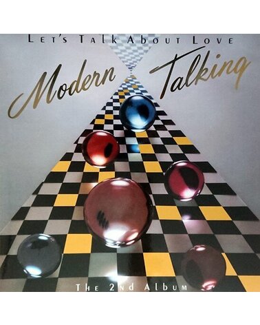 Modern Talking: Let's Talk About cherry coloured (pink & red mixed) vinyl 1LP