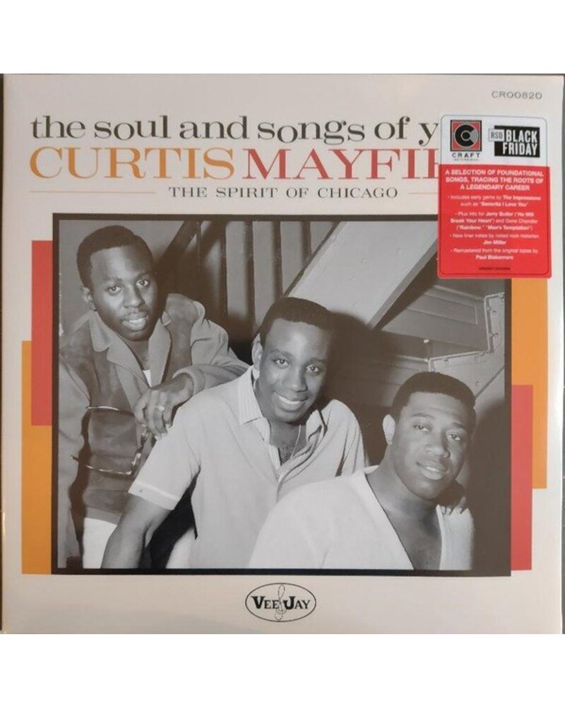 Various Artists: The Soul and Songs of Curtis Mayfield The Spirit Of Chicago 2LP BF 2024