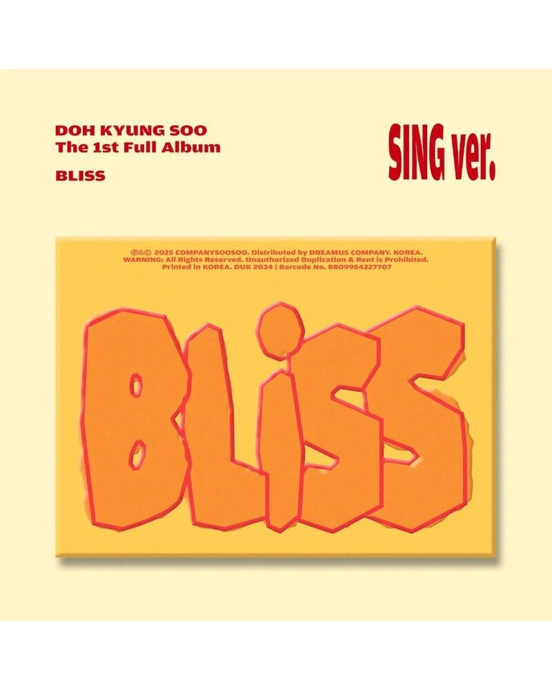 DOH KYUNG SOO(EXO): BLISS (Sing Ver.) (K-POP)