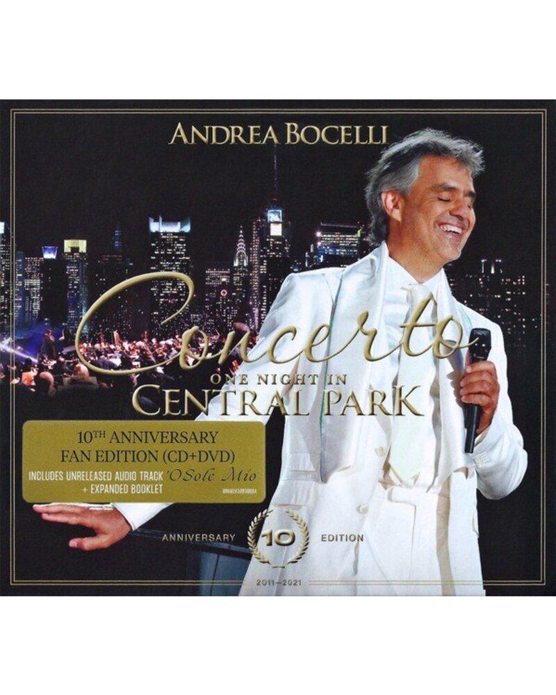 BOCELLI ANDREA: CONCERTO: ONE NIGHT IN CENTRAL PARK  10TH ANNIVERSARY EDITION CD/DVD