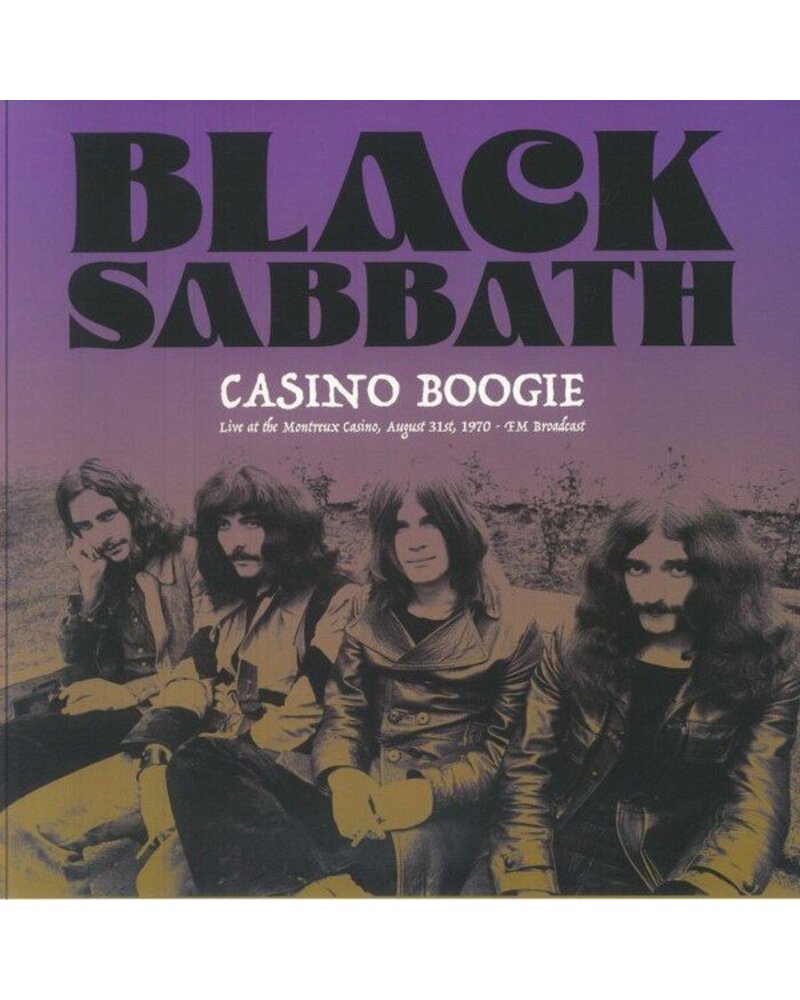 BLACK SABBATH: CASINO BOOGIE (LIVE AT THE MONTREUX CASINO, AUGUST 31ST, 1970 - FM BROADCAST) 1LP