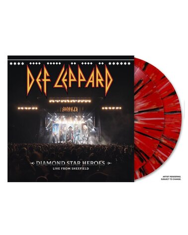 Def Leppard: Diamond Star Heroes Live from Sheffield (Red, White & Black Splatter Vinyl) 2LP
