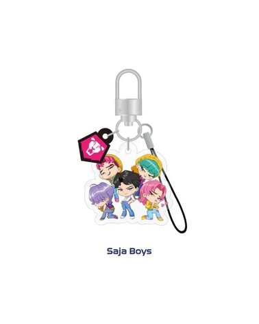 KPOP DEMON HUNTERS: OFFICIAL LIGHT STICK KEYRING CHARM (SAJA BOYS) (K-POP)