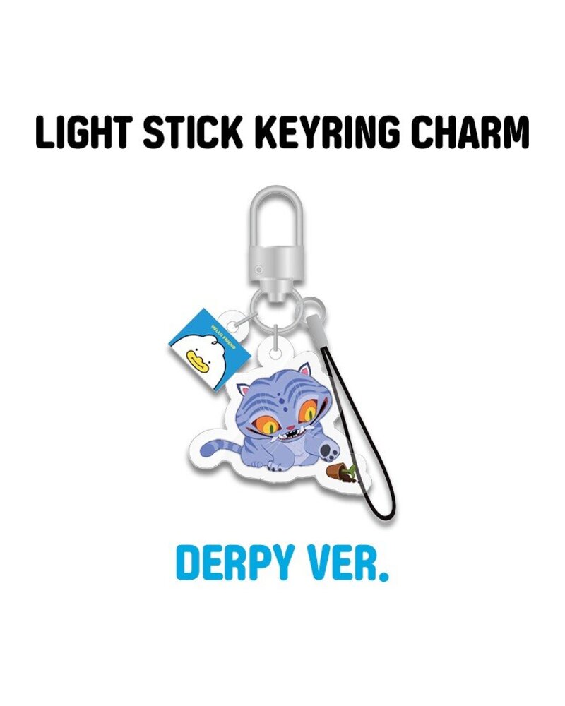 KPOP DEMON HUNTERS: OFFICIAL LIGHT STICK KEYRING CHARM (DERPY) (K-POP)