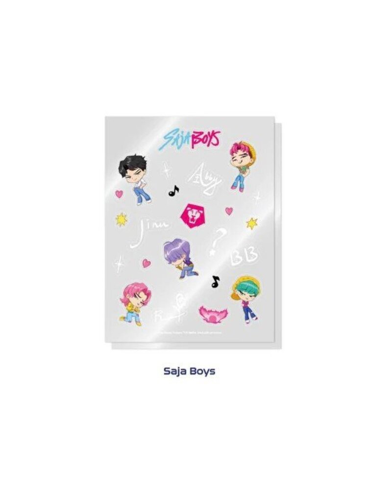 KPOP DEMON HUNTERS: OFFICIAL LIGHT STICK DECO STICKER PACK (SAJA BOYS) (K-POP)