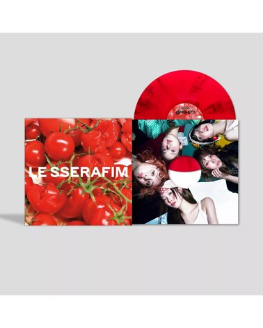 LE SSERAFIM: SPAGHETTI' VINYL (Tomato Red) (K-POP)