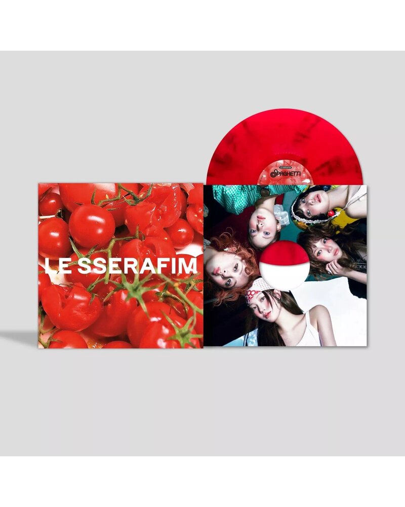 LE SSERAFIM: SPAGHETTI' VINYL (Tomato Red) (K-POP)