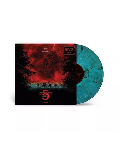 Various Artists: Stranger Things: Season 5 SOUNDTRACK (Limited Indie Exclusive Edition) (Sea Blue Smoke Vinyl) LP
