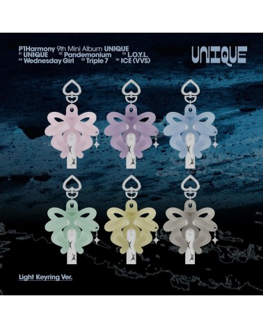 P1Harmony: UNIQUE (Random Limited Light Keyring Ver.) (K-POP)