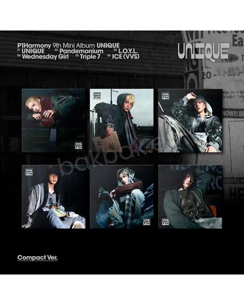 P1Harmony: UNIQUE (Random Compact Ver.) (K-POP)